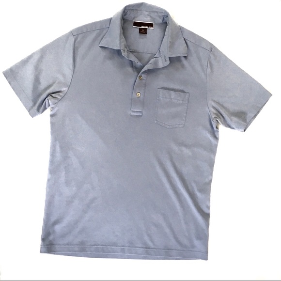 Michael Kors Light Blue Polo Shirt EUC - Picture 6 of 8